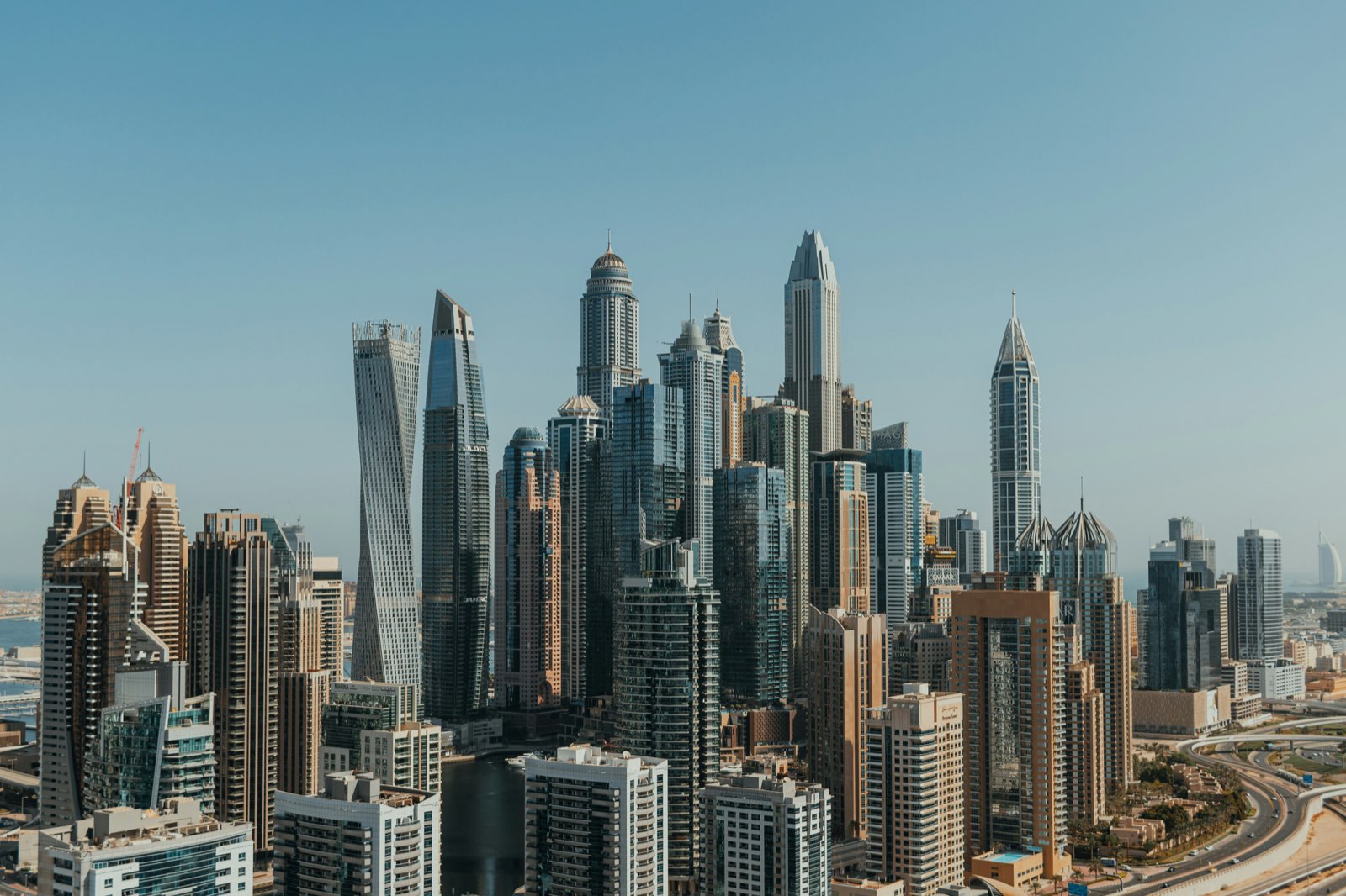 The Dubai Marina skyline